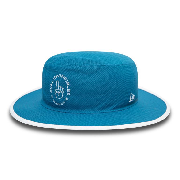 Gorras New Era Other Sports Azules - Oval Invincibles The Hund Panama 71523KCRJ